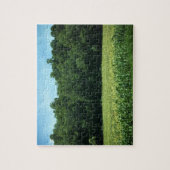 Cornfield in Rural North Carolinaポスターマウスパッド ジグソーパズル (縦)