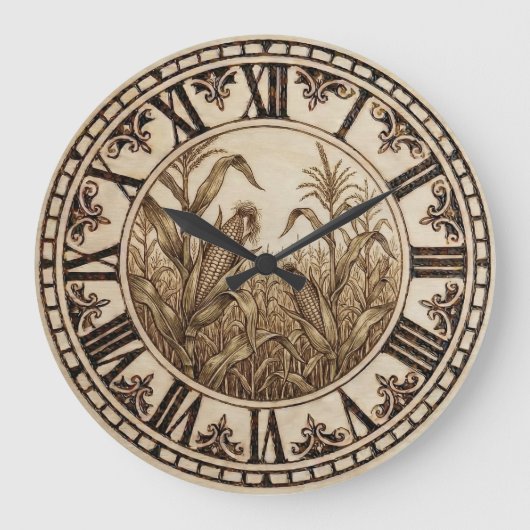 Cornfield Wall Clock ラージ壁時計 (正面)