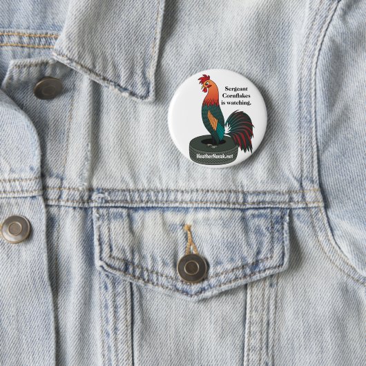 Cornflakes Pin下士官 缶バッジ (インサイチュ)