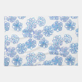 Cornflower Blue キッチンタオル (横)