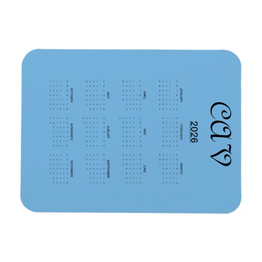 Cornflower Blue  マグネット (横)