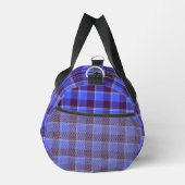 Cornflower Blue and Livid Brown Plaid ダッフルバッグ (右)