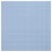 Cornflower Blue Gingham Check Pattern  ファブリック (見本)