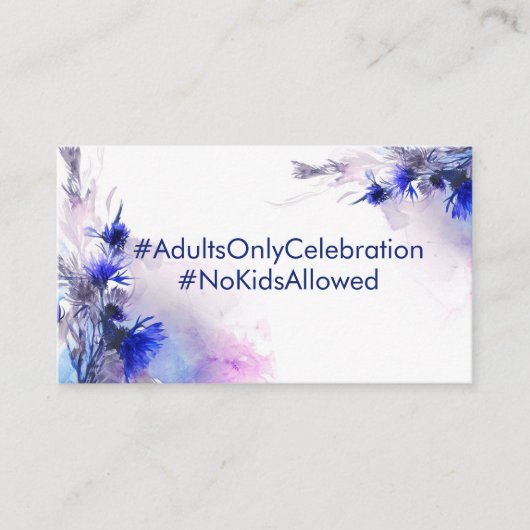 Cornflower Reverieを発表結婚した子供はいない エンクロージャーカード (正面)