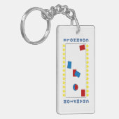 Cornholeのチャンピオン キーホルダー (正面左)