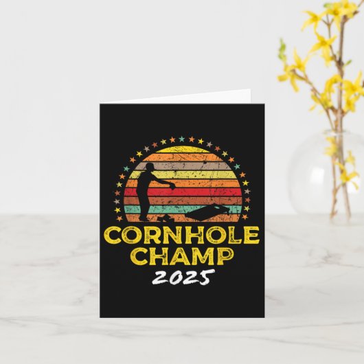Cornhole Champion 2025, Cornhole Bags Tournament W カード (黄色い花)