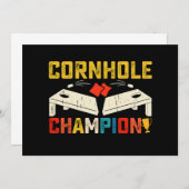 Cornhole Champion American USA 7月4日 招待状 (正面/裏面)