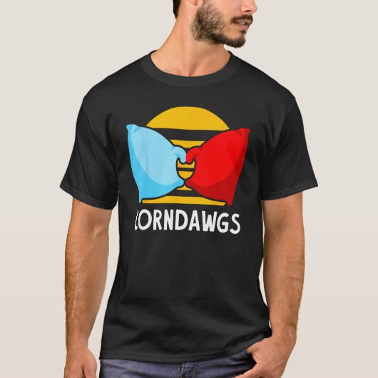 Cornhole Corn Hole Corndawgs Tシャツ (正面)