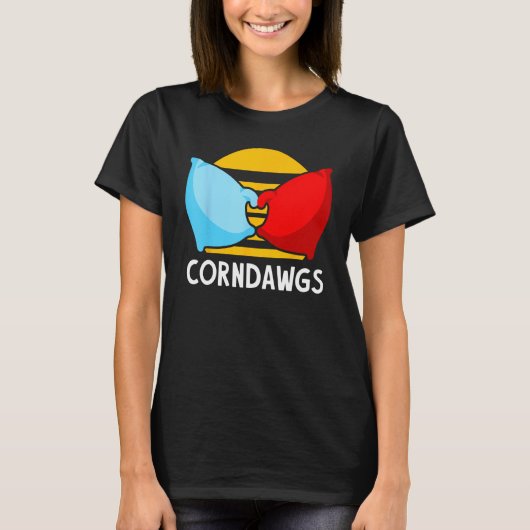Cornhole Corn Hole Corndawgs Tシャツ (正面)