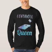 Cornhole Corn Hole Cornhole Queen Tシャツ (正面)