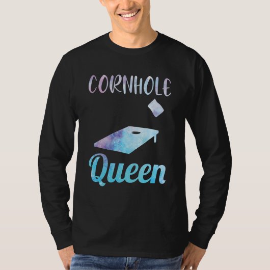 Cornhole Corn Hole Cornhole Queen Tシャツ (正面)