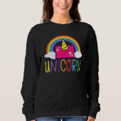 Cornhole Corn Hole Unicorn スウェットシャツ (正面)