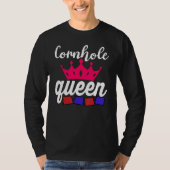 Cornhole Queen Corn Hole Tシャツ (正面)