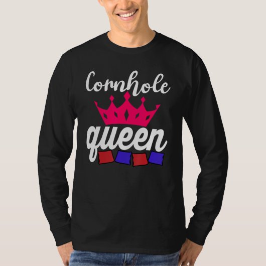 Cornhole Queen Corn Hole Tシャツ (正面)