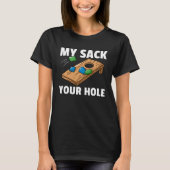 Cornhole Sack Toss Player Tシャツ (正面)