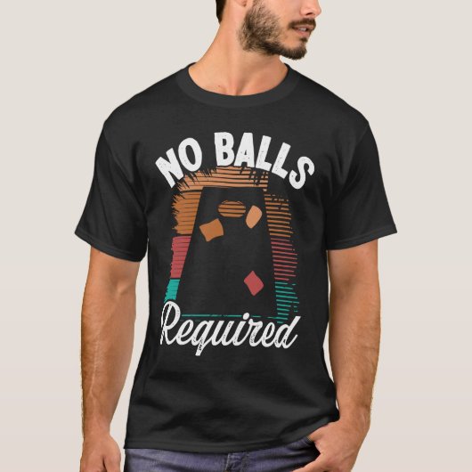 Cornhole Throwing Game No Balls required Tossing P Tシャツ (正面)