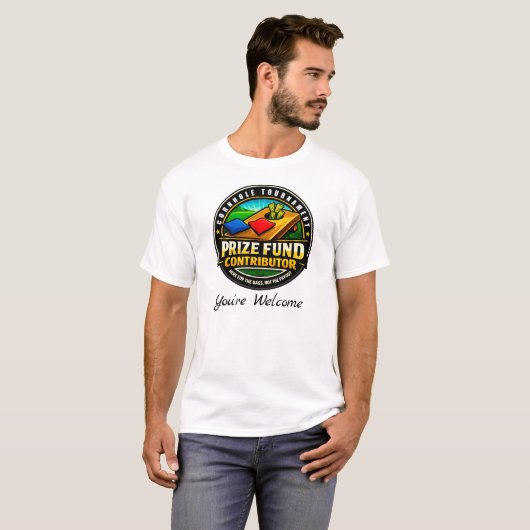 Cornhole Tournament Prize Fund Contributor Tシャツ (正面フル)