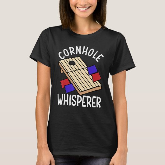 Cornhole Whisperer Corn Hole Tシャツ (正面)