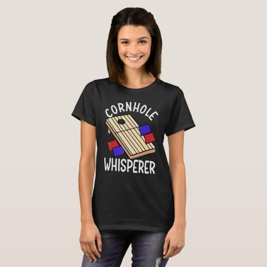 Cornhole Whisperer  Corn Hole Tシャツ (正面フル)