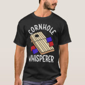 Cornhole Whisperer  Corn Hole Tシャツ (正面)