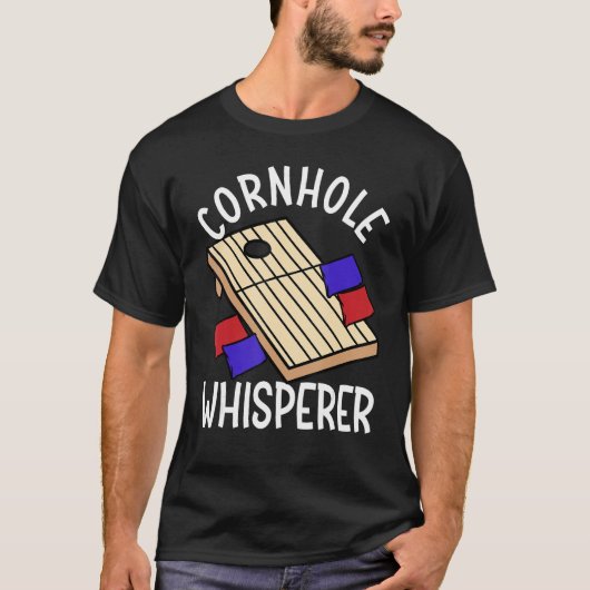 Cornhole Whisperer Corn Hole Tシャツ (正面)