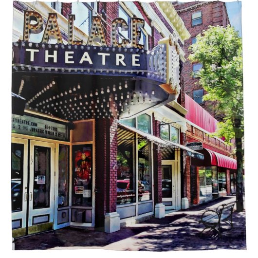 Corning NY – 映画館 シャワーカーテン (正面)