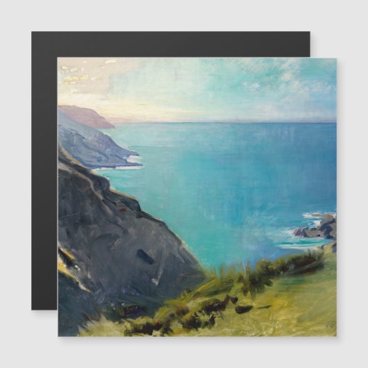 Cornish Headlands , England  Magnet (正面/裏面)