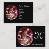 CORNUCOPIAモノグラム、アンティークレッドブラック 名刺 (正面/裏面)