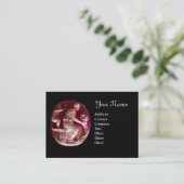 CORNUCOPIAモノグラム、アンティークレッドブラック 名刺 (スタンド正面)