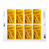 CORNUCOPIAモノグラム、明るい金ゴールド黄色 ラベル (フルシート)