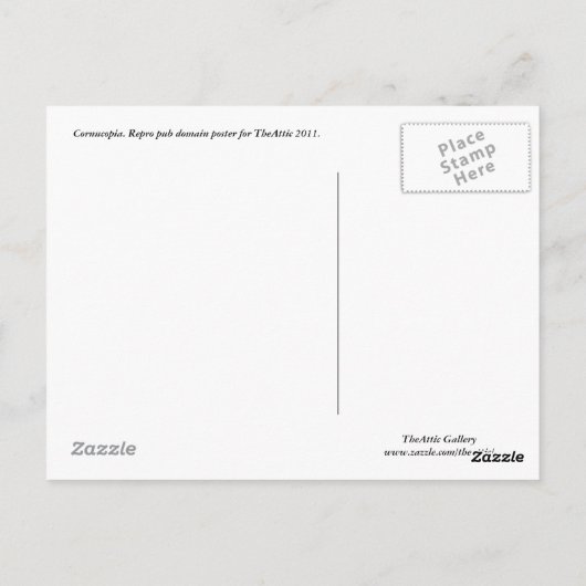 Cornucopia – はがき (裏面)