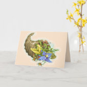 CORNUCOPIA -空白の全大事な行事カード カード (黄色い花)