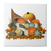 Cornucopia Gourds Thanksgiving タイル (正面)