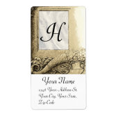 CORNUCOPIA MONOGRAM （モノクロ） ラベル (正面)