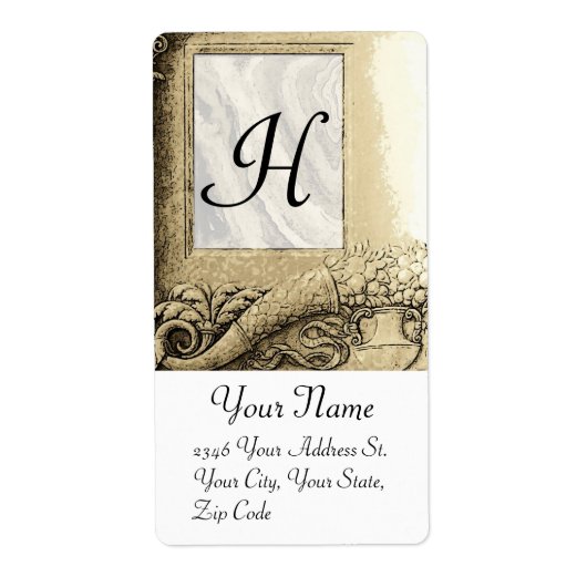 CORNUCOPIA MONOGRAM （モノクロ） ラベル (正面)