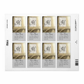 CORNUCOPIA MONOGRAM （モノクロ） ラベル (フルシート)