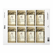 CORNUCOPIA MONOGRAM （モノクロ） ラベル (フルシート)