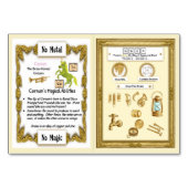 Cornum – ブラスホルンユニコーン取引カード テーブルナンバー (裏面)