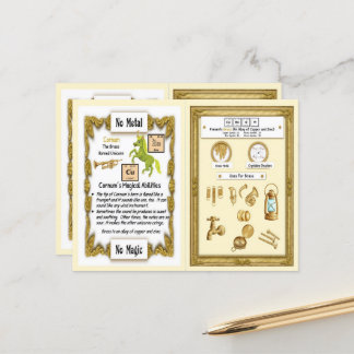 Cornum – 真鍮ホルンユニコーンゲームカード ポストカード