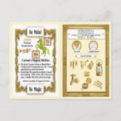 Cornum – 真鍮ホルンユニコーンゲームカード ポストカード (裏面)