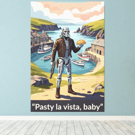 Cornwall canvas prints funny English parody humour キャンバスプリント (インサイチュ (ウッドフロア))