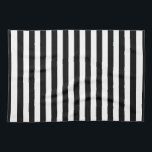 Cornwall flag stripes black white line pattern sym キッチンタオル<br><div class="desc">Cornwall flag stripes black white line pattern symbol England Britain</div>