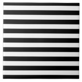 Cornwall flag stripes black white line pattern sym タイル (正面)