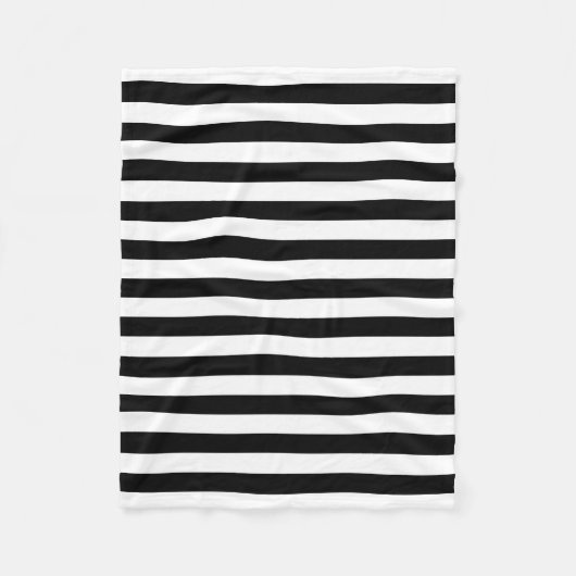 Cornwall flag stripes black white line pattern sym フリースブランケット (正面)