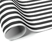 Cornwall flag stripes black white line pattern sym ラッピングペーパー (ロールコーナー)