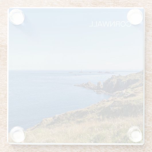 Cornwall Land’s End England ガラスコースター (裏面)