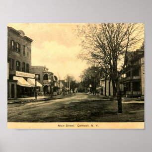 Cornwall, New York, Main St, 1909, Poster ポスター