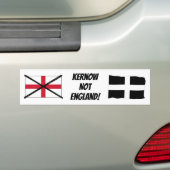 Cornwall not England bumper sticker バンパーステッカー (車上)