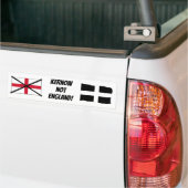 Cornwall not England bumper sticker バンパーステッカー (トラック上)