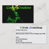 Corny_Creations 名刺 (正面/裏面)